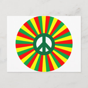 Rasta Peace Briefkaart