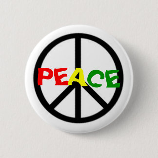 Rasta Peace Button