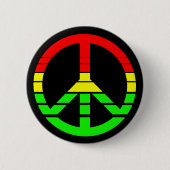 Rasta Peace Button (Voorkant)