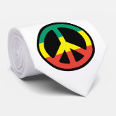 RASTA PEACE corbata Stropdas (Opgerold)
