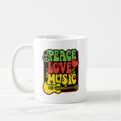 Rasta Peace Love Music Koffiemok (Links)