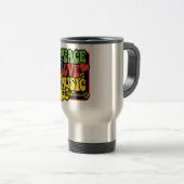 Rasta Peace Love Music Reisbeker (Voorkant rechts)