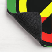 Rasta Peace Symbol Muismat (Hoek)