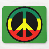 Rasta Peace Symbol Muismat (Voorkant)