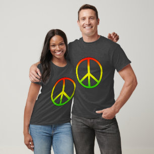 Rasta Peace Symbol T-Shirt