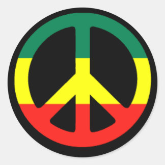 rasta_peace_symbool_l ronde sticker