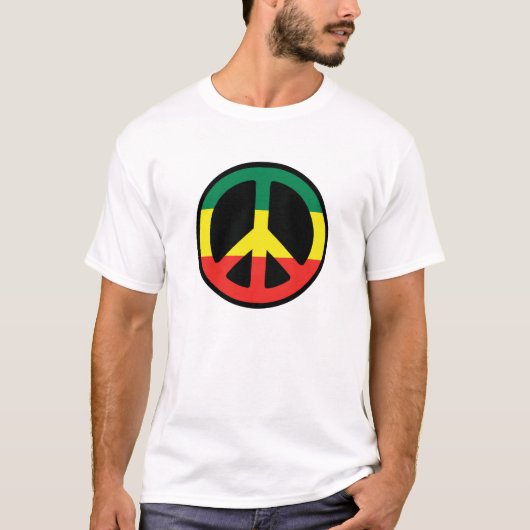Rasta Peace T-shirt (Voorkant)