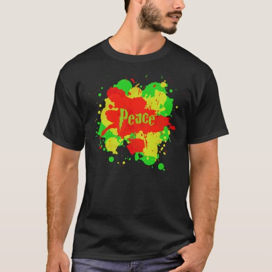 Rasta Peace T-Shirt (Voorkant)