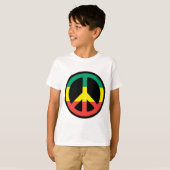 rasta peace t-shirt (Voorkant volledig)