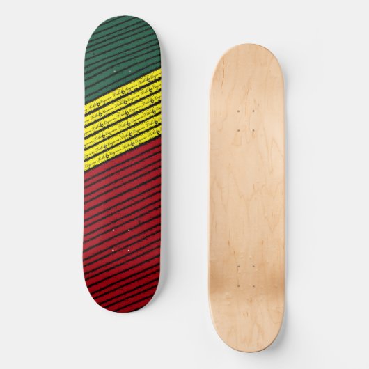 Rasta Persoonlijk Skateboard (Voorkant)