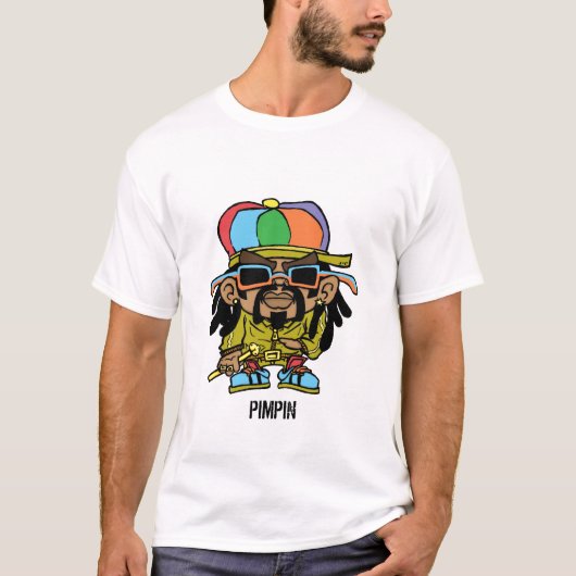 rasta pimpin t-shirt (Voorkant)