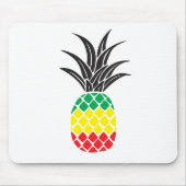 Rasta Pineapple Mousepad Muismat (Voorkant)