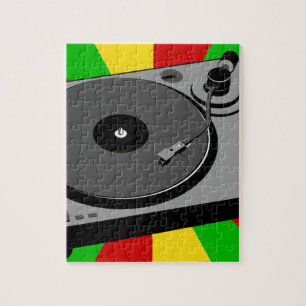 Rasta Platenspeler Legpuzzel