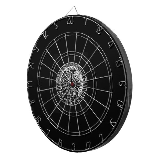 Rasta Poleman Dartboard Dartbord (Voorkant Rechts)