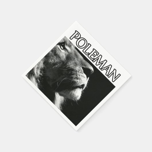 Rasta poleman party leeuw servet (Hoek)