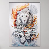 Rasta Poleman sound lion Poster (Voorkant)
