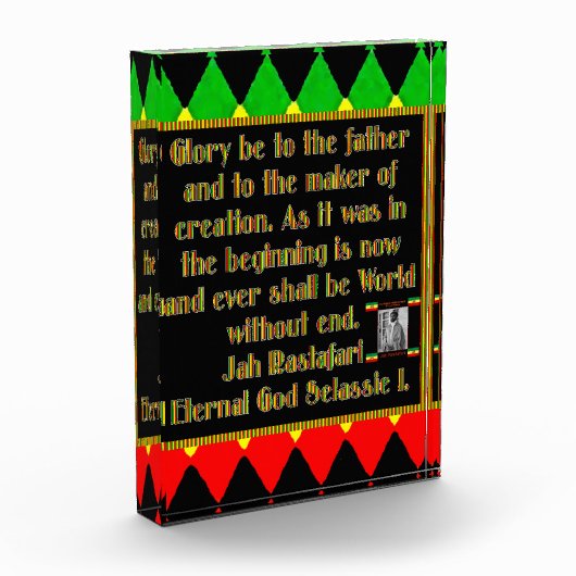 Rasta Prayer Recentelijk voor de rookceremonie Fotoblokken (Links)