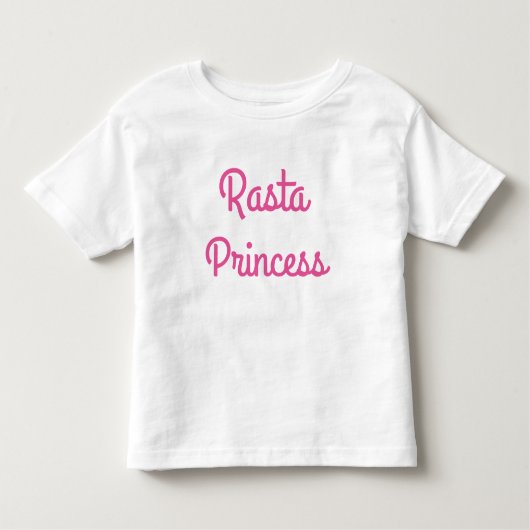 Rasta Princess-kleding Kinder Shirts (Voorkant)