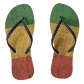 Rasta Print Slippers Teenslippers (Voetbed)