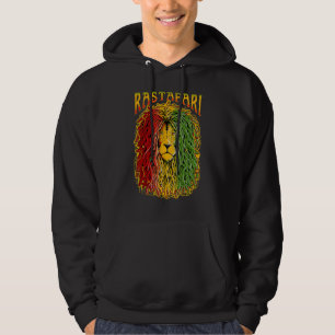Rasta Rastafari Leeuw van Juda Reggae Jamaica Rast Hoodie