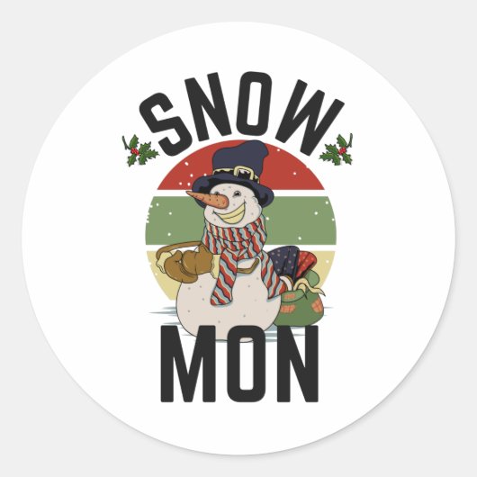 Rasta Reggae Christmas in Jamaica Reggae Lovers Ronde Sticker (Voorkant)