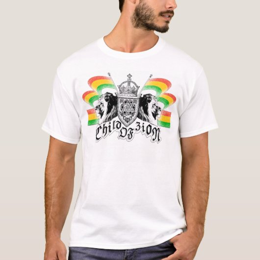 Rasta Reggae Crest T-shirt (Voorkant)