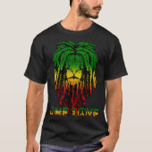 Rasta Reggae Etophian Lion Judah Rastafari Root T-shirt (Voorkant)