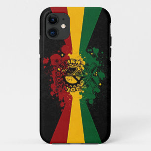 rasta reggae graffiti muziekkunst Case-Mate iPhone case