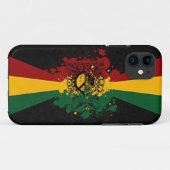 rasta reggae graffiti muziekkunst Case-Mate iPhone case (Achterkant (horizontaal))