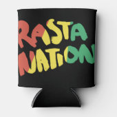 rasta reggae graffiti vlag blikjeskoeler (Voorkant)