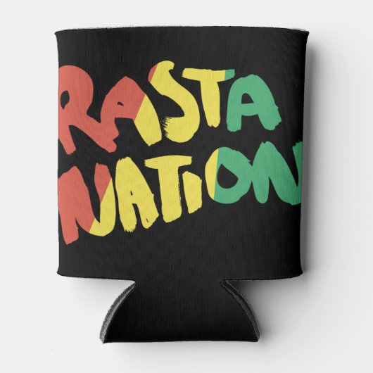 rasta reggae graffiti vlag blikjeskoeler (Voorkant)