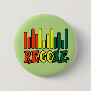 rasta reggae graffiti vlag ronde button 5,7 cm