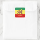 Rasta Reggae Leeuw van Juda Lakens van Stickers (Tas)