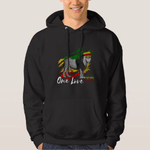 Rasta Reggae Leeuw van Judah Rastafari Jamaican Pr Hoodie
