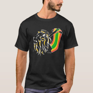 Rasta Reggae Lion Ascending T-shirt