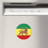 Rasta Reggae Lion Judah Magneet (Insitu (Vaatwasser))