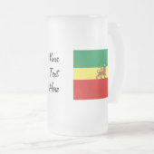 Rasta Reggae Lion Judah Matglas Bierpul (Voorkant rechts)