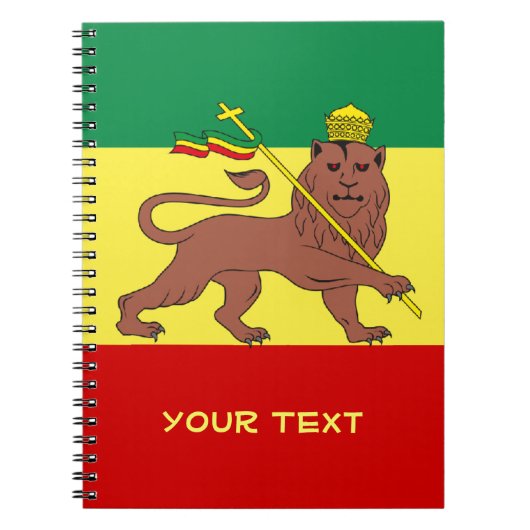 Rasta Reggae Lion Judah Notitieboek (Voorkant)