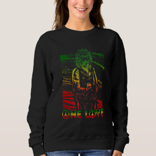 Rasta Reggae Lion Judah One Love Rastafari Etop Trui