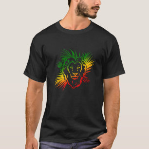 Rasta Reggae Lion Judah Rastafari T-shirt