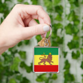 Rasta Reggae Lion Judah Sleutelhanger (Hand)