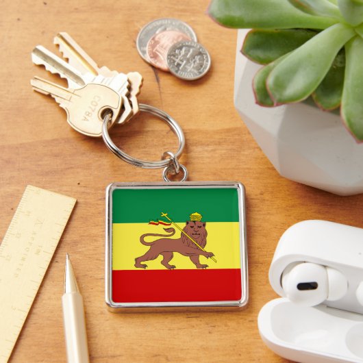 Rasta Reggae Lion Judah Sleutelhanger (Bureau)