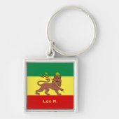 Rasta Reggae Lion Judah Sleutelhanger (Voorkant)
