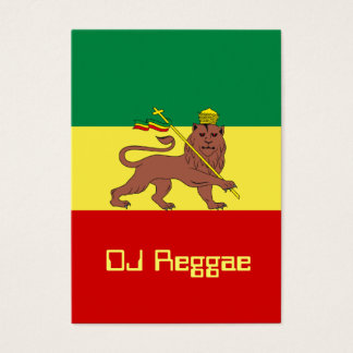 Rasta Reggae Lion Judah Visitekaartjes
