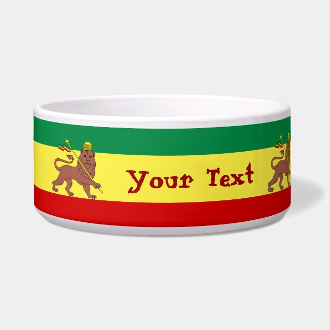 Rasta Reggae Lion Judah Voerbakje (Voorkant)