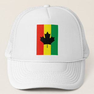 Rasta Reggae Maple Leaf Flag Trucker Pet