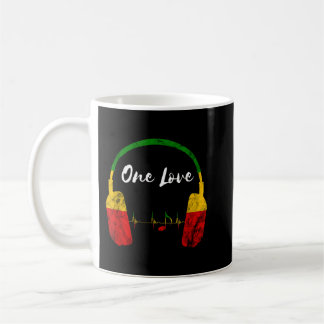 Rasta Reggae Music Headphones Jamaican Pride One L Koffiemok
