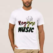 Rasta Reggae Music T-Shirt (Voorkant)