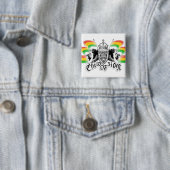 Rasta Reggae Royal Crest Button (In situ)