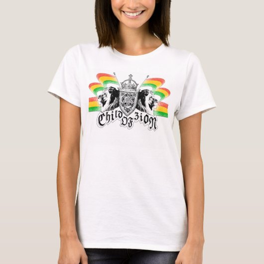 Rasta Reggae Royal Crest T-shirt (Voorkant)